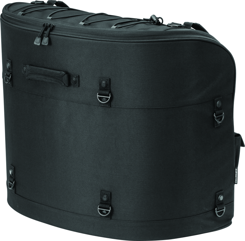 Kuryakyn Momentum Wanderer Seat Bag for Touring Bikes with Trunk – 60L Capacity