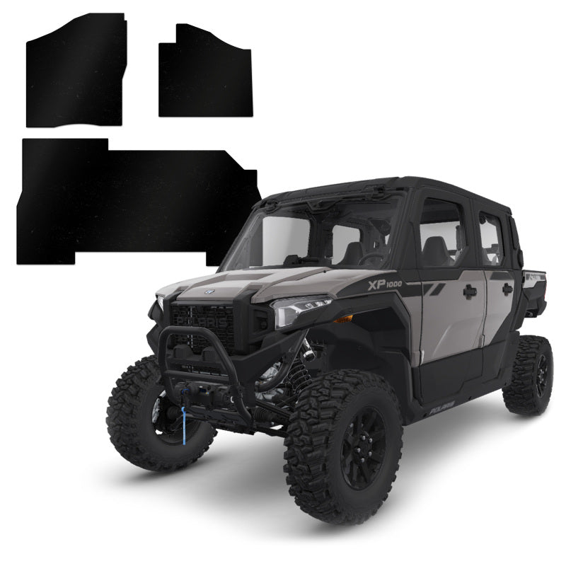 DEI 24-26 Polaris Xpedition ADV 4-Door Floor Mat Set - 3 Piece for Noise Reduction and Durability