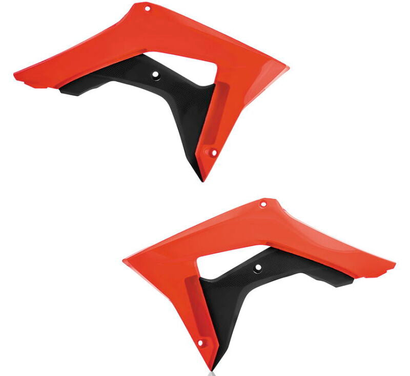Acerbis 17-22 Honda CRF250R and CRF450R Radiator Shroud in Red/Black