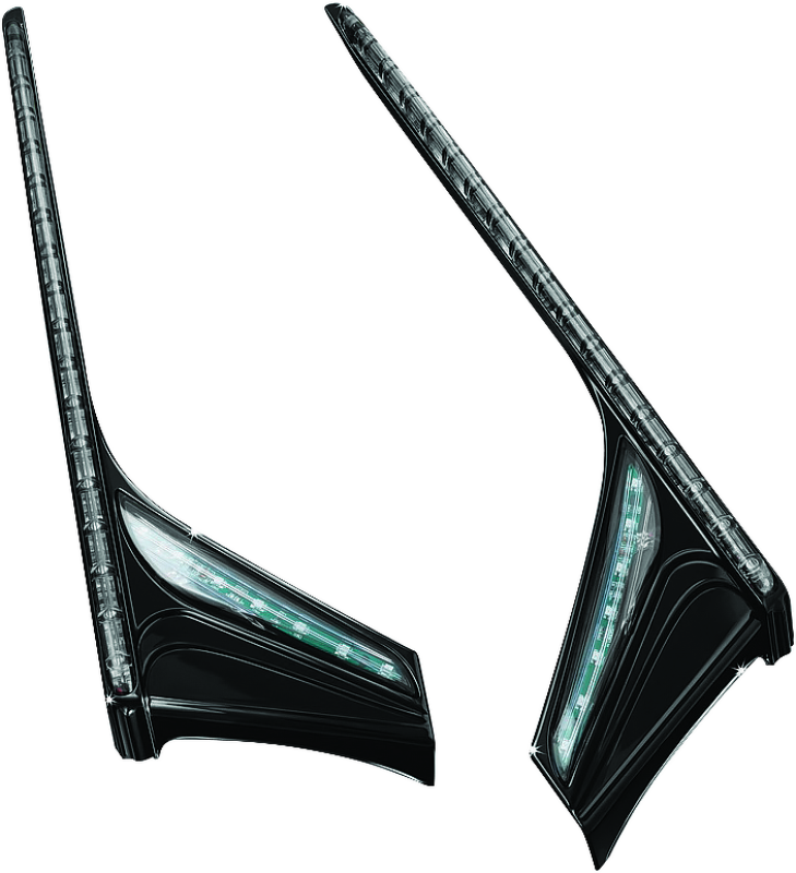 Kuryakyn LED Vertical Rear Light Strips for Honda GL1800 & F6B Models
