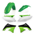 Acerbis 09-11 Kawasaki KX450F Plastic Kit - Green/White/Black Original Factory Colors