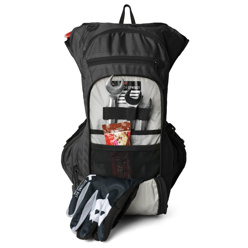 USWE Outlander Moto Hydration Pack 9L – Black | All-Day Performance Trail Pack with No Dancing Monkey™ Technology