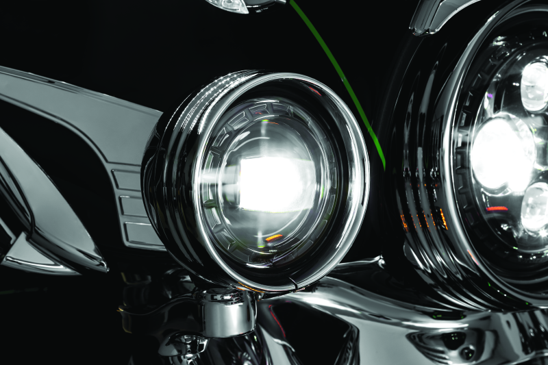Kuryakyn Orbit 4-1/2 inch Passing Lamps - Black for Powersports Vehicles