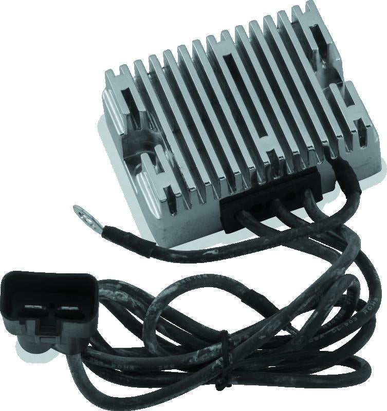 Twin Power 2000 FXD Voltage Regulator Chrome – Replaces Harley-Davidson 74512-00, 38 Amp
