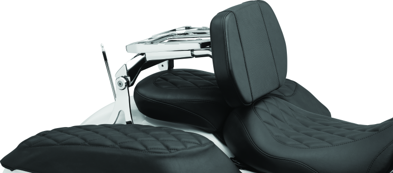 Kuryakyn Neo Driver & Passenger Backrest with Luggage Rack – Chrome Part 5746