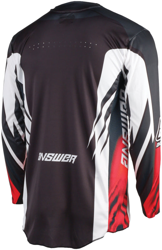 Answer Elite Xotic Jersey Crimson/Black Youth Small - Powersports Performance Riding Gear