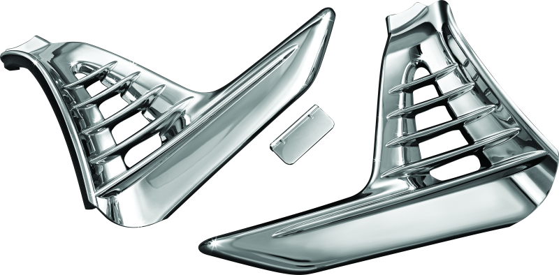 Kuryakyn Louvered Battery Box Cover for Honda Gold Wing 2001-2005 in Chrome - Part 3913