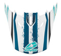 EVS T5 Grappler Helmet Visor - Matte White for Powersports Helmets