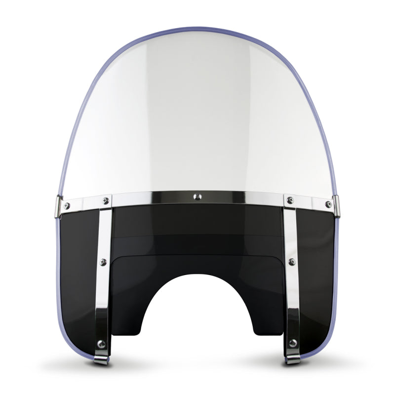 National Cycle Heavy Duty Beaded Round Top Windshield - Black Part N2233