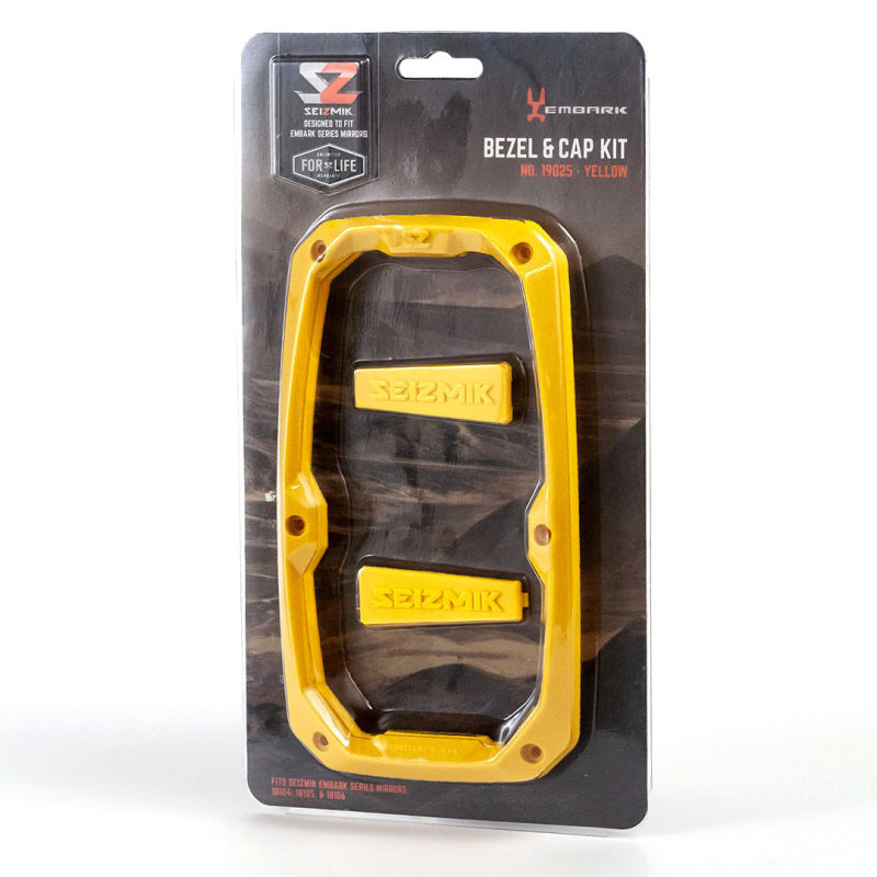 Seizmik Embark Side View Mirror Color Bezel and Cap Kit - Yellow
