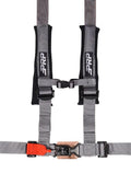 PRP Seats 4.2 Harness with Latch & Link Lap Belt – Silver, Part Number SB4.2LL-S