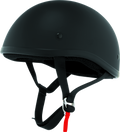 Bikers Choice Skid Lids Original Helmet Flat Black - Small