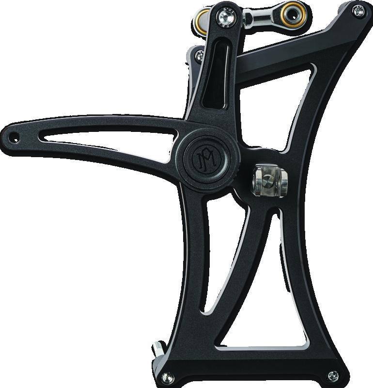 Performance Machine Black Ops Mid Controls for Powersports Vehicles - Part #0035-1180M-SMB