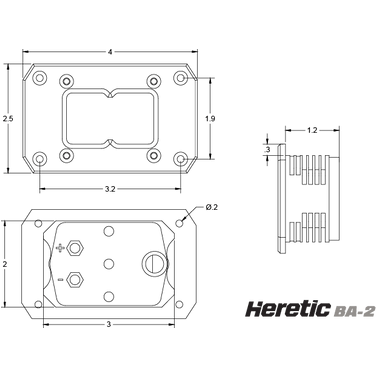 BA-2 Flush Mount LED Light Pod