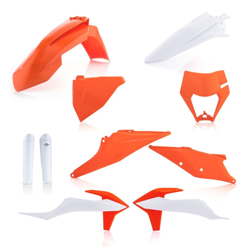 Acerbis Full Plastic Kit for KTM 150-500 XCF-W and XC-W (2020-2021) - Original Factory Colors