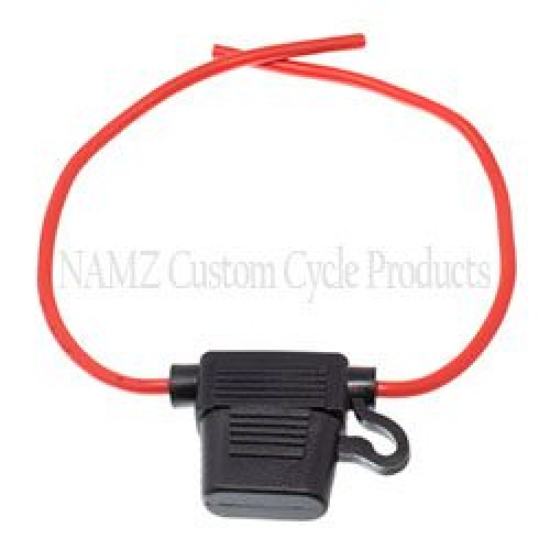 NAMZ Sealed ATO Fuse Holder with 14-Gauge Wire for Powersports Vehicles, Part NAFH-01