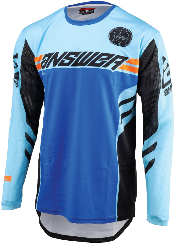 Answer 25 Arkon Nitrus Jersey Blue/Black/Hyper Orange XL – High-Performance Powersports Riding Gear