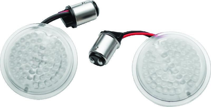 Kuryakyn Luminez L.E.D. Rear Turn Signal Insert 1157 Red for Harley-Davidson