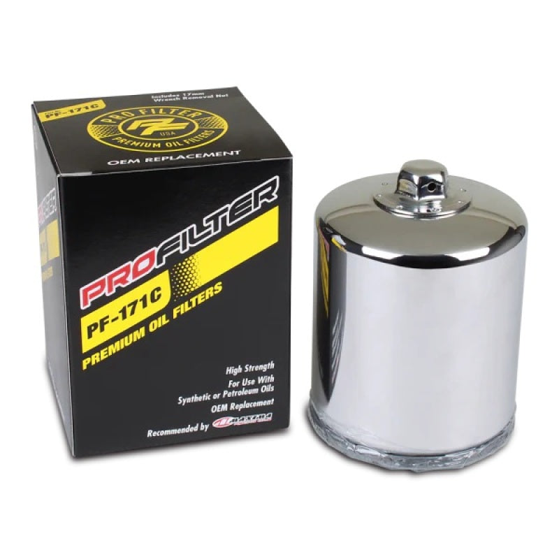 ProFilter PF-171C Premium Harley Spin-On Oil Filter with M-Pleat Technology