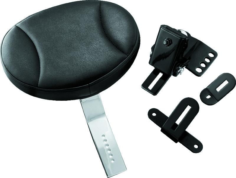 Kuryakyn Plug-In Driver Backrest 97-Up Touring Chrome for Harley Davidson