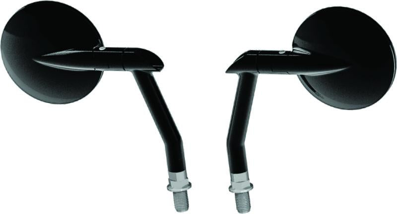 Burly Brand Hot Rod Mirror Set - Black for Classic 50's Style Hot Rods