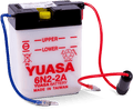 Yuasa Battery 6N2-2A Conventional 6-Volt Powersports Battery with Enhanced Cranking Power