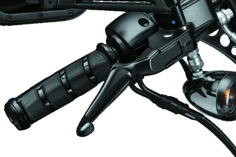 Kuryakyn Boss Blades Lever Set 96-Up Cable for Harley Davidson – Gloss Black