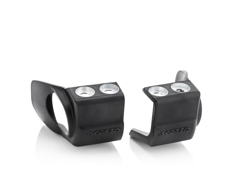 Acerbis Fork Shoe Protectors for Yamaha YZ and WR250F/450F Models - Black, Part #2709700001