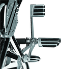 Kuryakyn Pilot Pegs with Stirrup Male Mount Adapter Chrome for Powersports Bikes