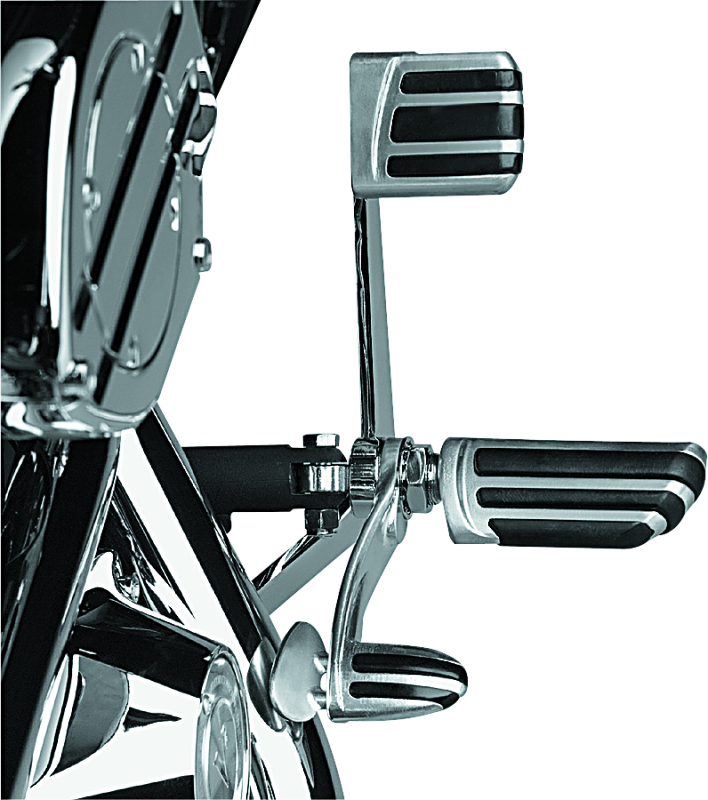 Kuryakyn Pilot Pegs with Stirrup Male Mount Adapter Chrome for Powersports Bikes