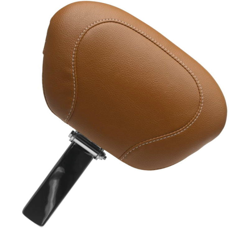 Mustang Motorcycle Passenger Backrest for Indian Chieftain & Roadmaster 2014-2021 - Brown