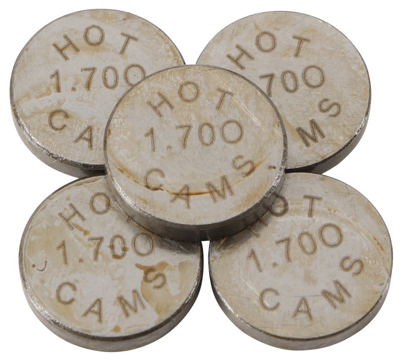 Hot Cams Shim Kit 1.700mm Thickness for Japanese, KTM, and Vintage Models – Part Number 5PK948170