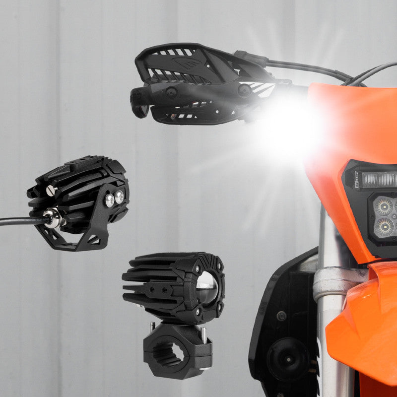 XKGLOW 2-Inch Dual Mode LED Driving Light Kit for Motorcycles, UTVs & ATVs