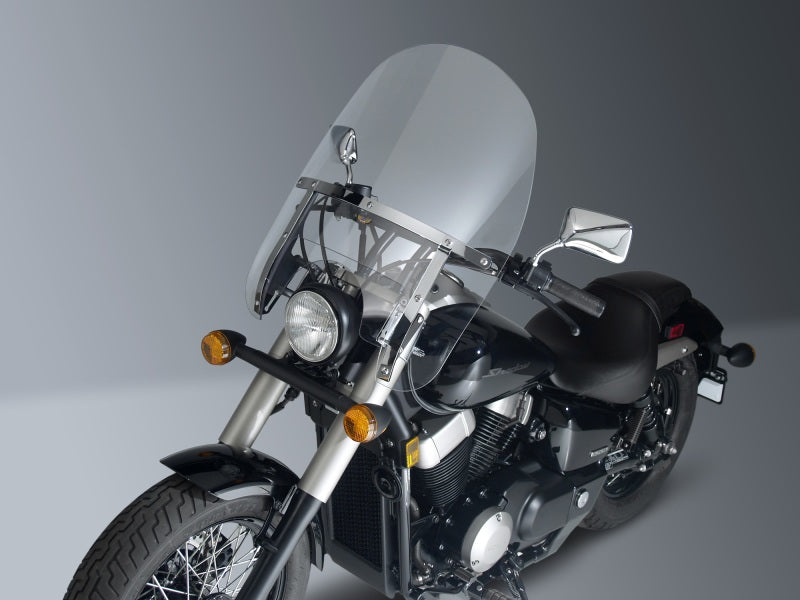 National Cycle Heavy Duty Touring Windshield N2210 – Durable Polycarbonate Cruiser Windshield with Adjustable Center Window