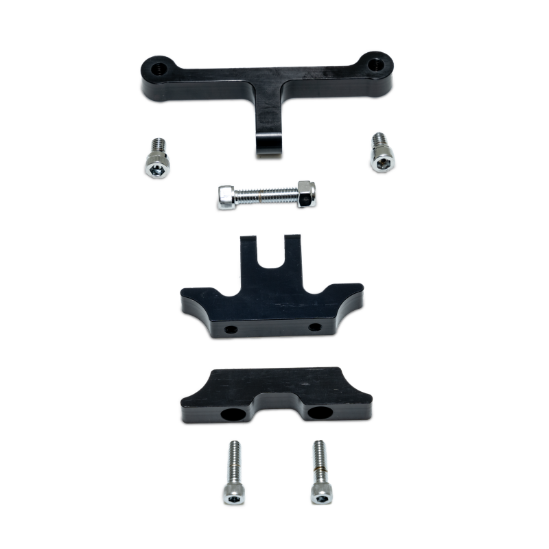 Burly Brand H-D Speedo Relocation Kit - Black for Harley Davidson FL Models