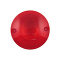 Letric Lighting Red Flat Lens Style Turn Signal Lenses for 3-inch H-D Flat-Style Housings