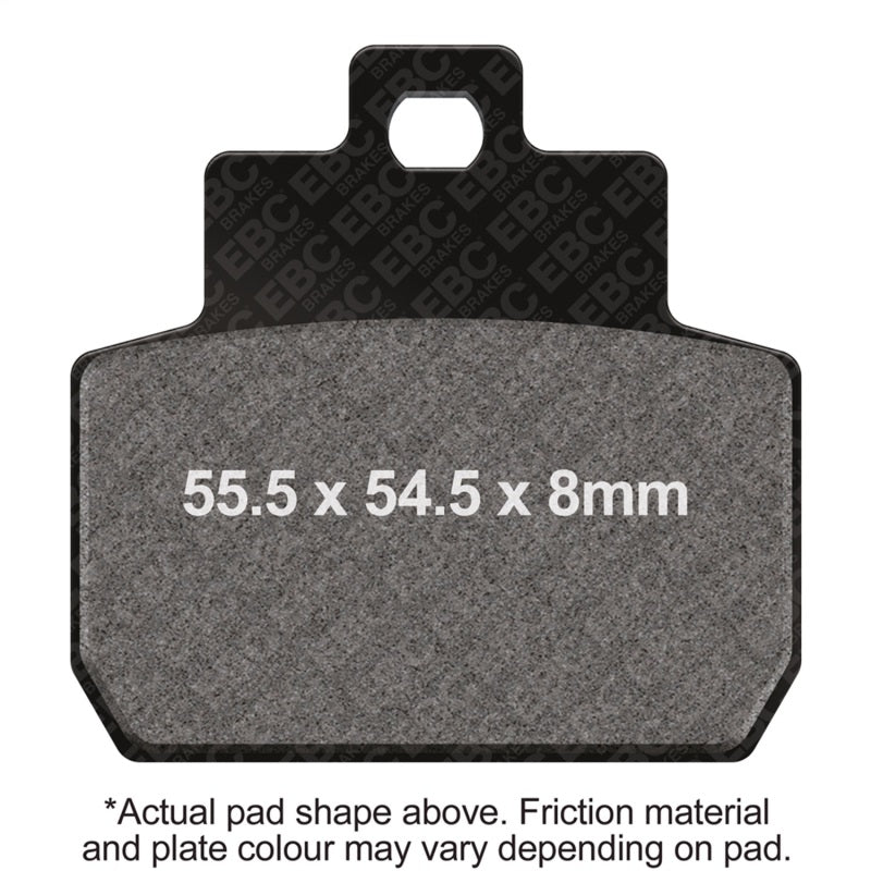 EBC Powersports SFA425 Organic Brake Pads for Piaggio MP3 250cc 12-inch Rear Wheel