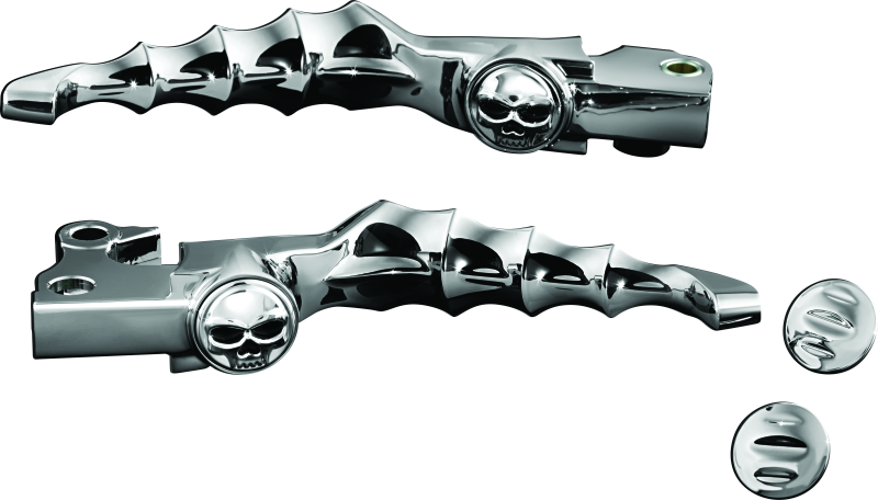 Kuryakyn Zombie Levers for Harley-Davidson XL Models – Chrome and Black Finish