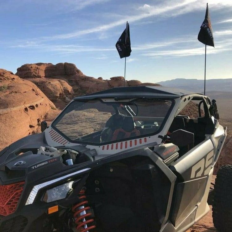 Can Am X3 Vented Glass Windshield 2.0