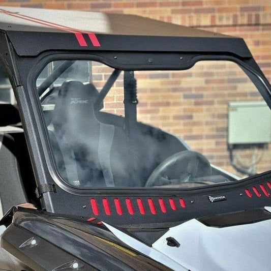 Kawasaki KRX Vented Glass Windshield