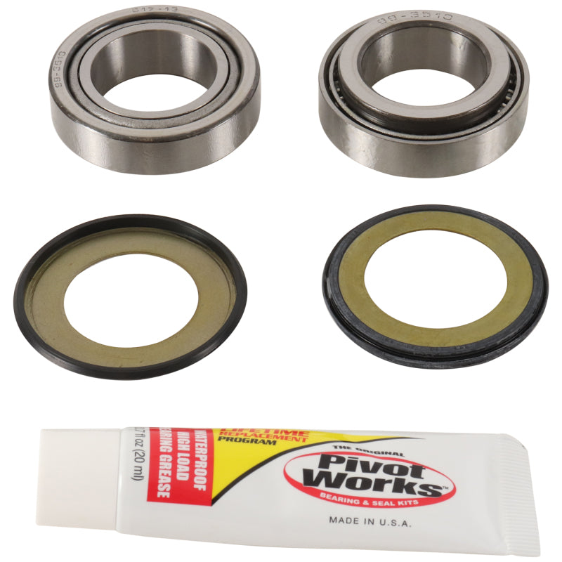 Pivot Works PWSSK-H02-021 Front Wheel Bearing and Seal Kit for Honda CR125R and CR250R (1992-1999)