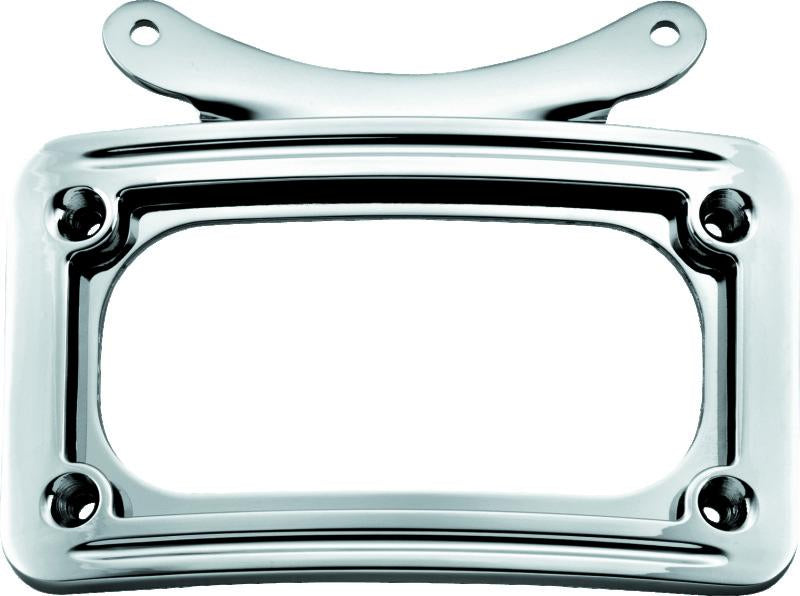 Kuryakyn Curved Chrome License Plate Frame for Motorcycles Part 3162
