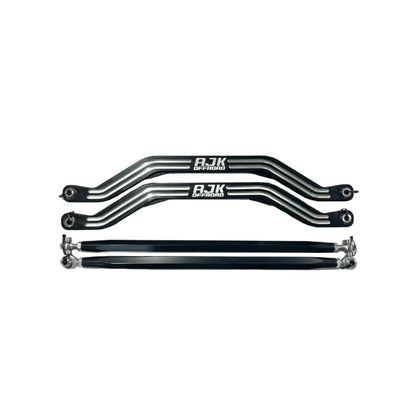 Polaris Pro R / Turbo R High Clearance Radius Rods by AJK Offroad Black Both 