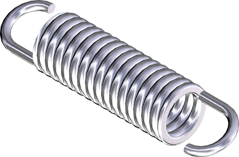 KFI 3/8 Inch Manual Lift Spring for Powersports Equipment