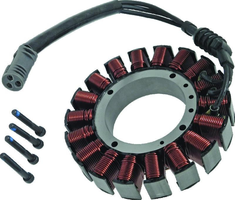 Twin Power 06-16 Harley Davidson FLH FLT Stator - Replaces H-D 29997-06B, 50 Amp