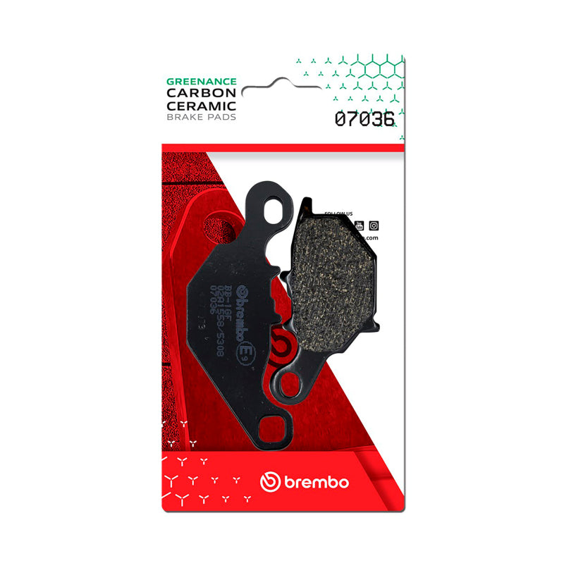 Brembo OE Powersports Front Carbon Ceramic Brake Pad for Suzuki Dr-Z, Tr, UC, Rm, Epicuro