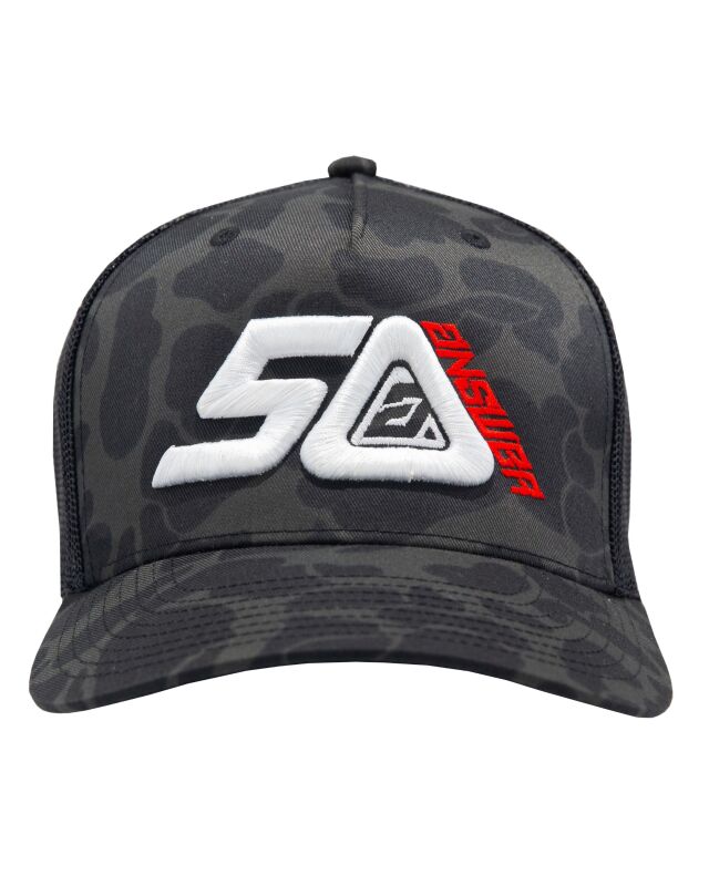 Answer LE 50th Anniversary Adjustable Trucker Cap in Black – One Size