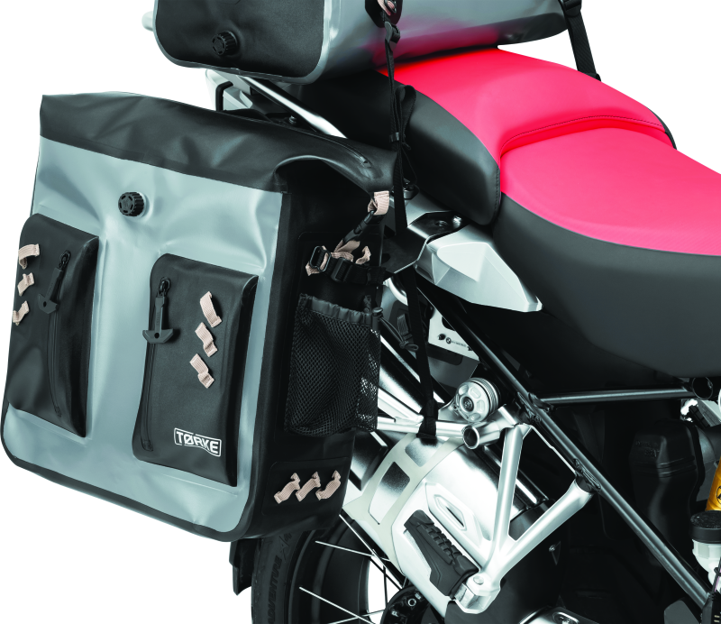 Kuryakyn Torke 24L Solo Dry Pannier – Waterproof Motorcycle Storage Bag with Removable Support Structure