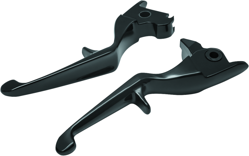Kuryakyn Trigger Levers for 2014-2016 Harley-Davidson Touring Models in Gloss Black - Part #1844