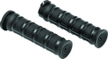 Kuryakyn Dillinger Grips Dual Cable Satin Black – Aggressive Control with Vibration Dampening